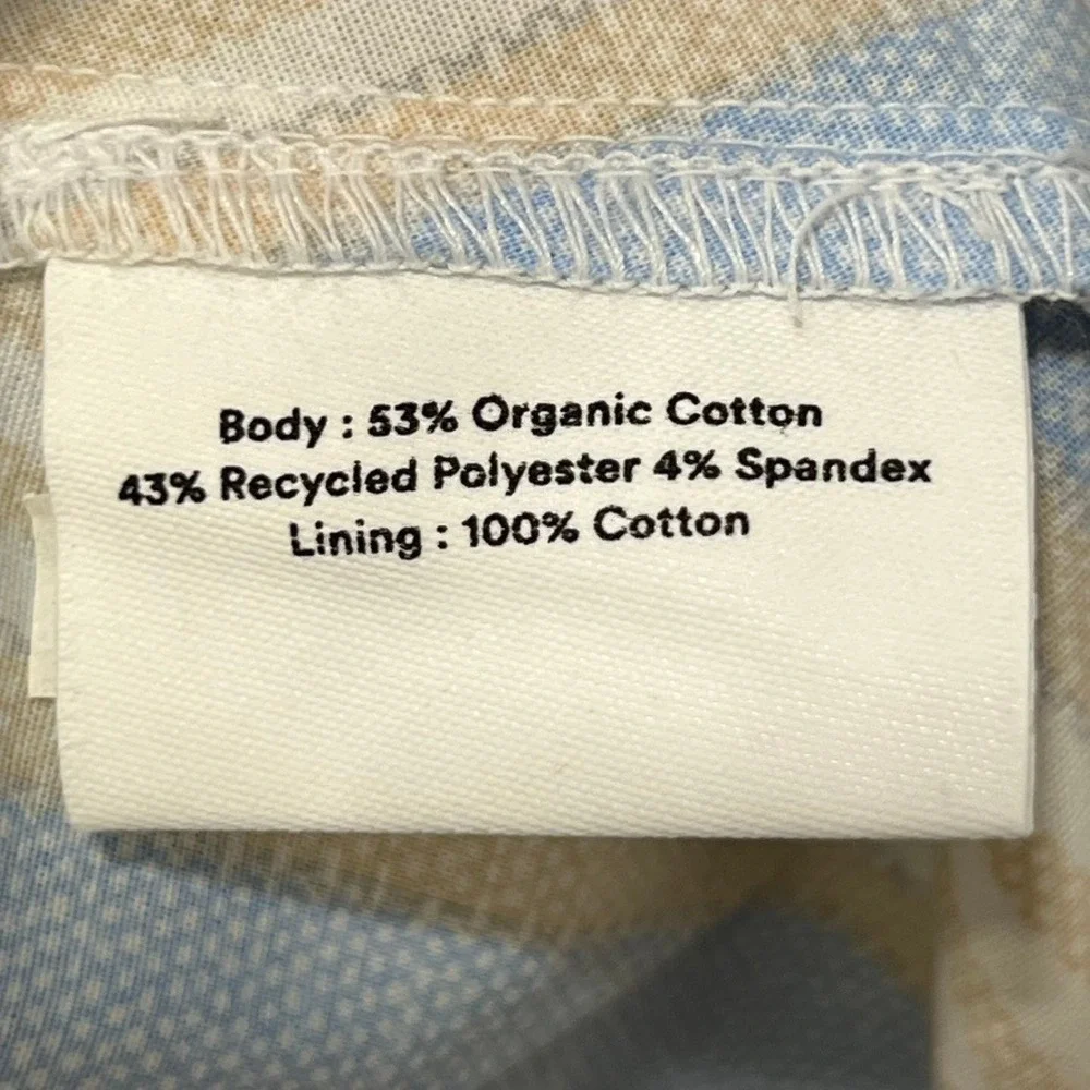 SummerSalt Womens Dress 2XL Organic Cotton Bow Stripe Midi Smock Summer Fair - Picture 11 of 13